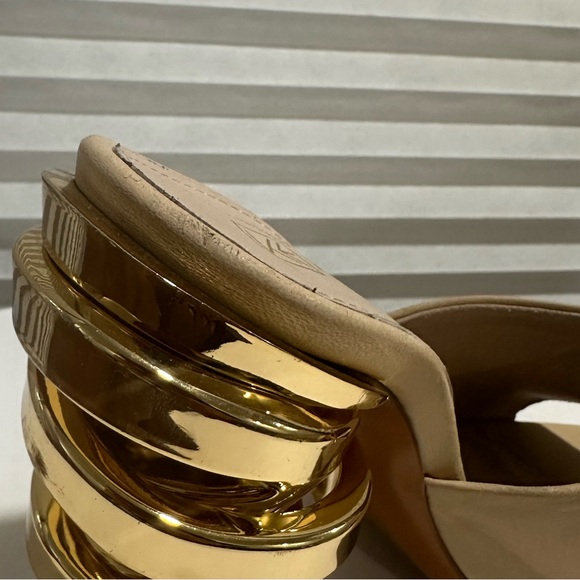 🌹KEEYAHRI🌸 Sarah Nappa Leather Sandals Size: 36 - Picture 9 of 16